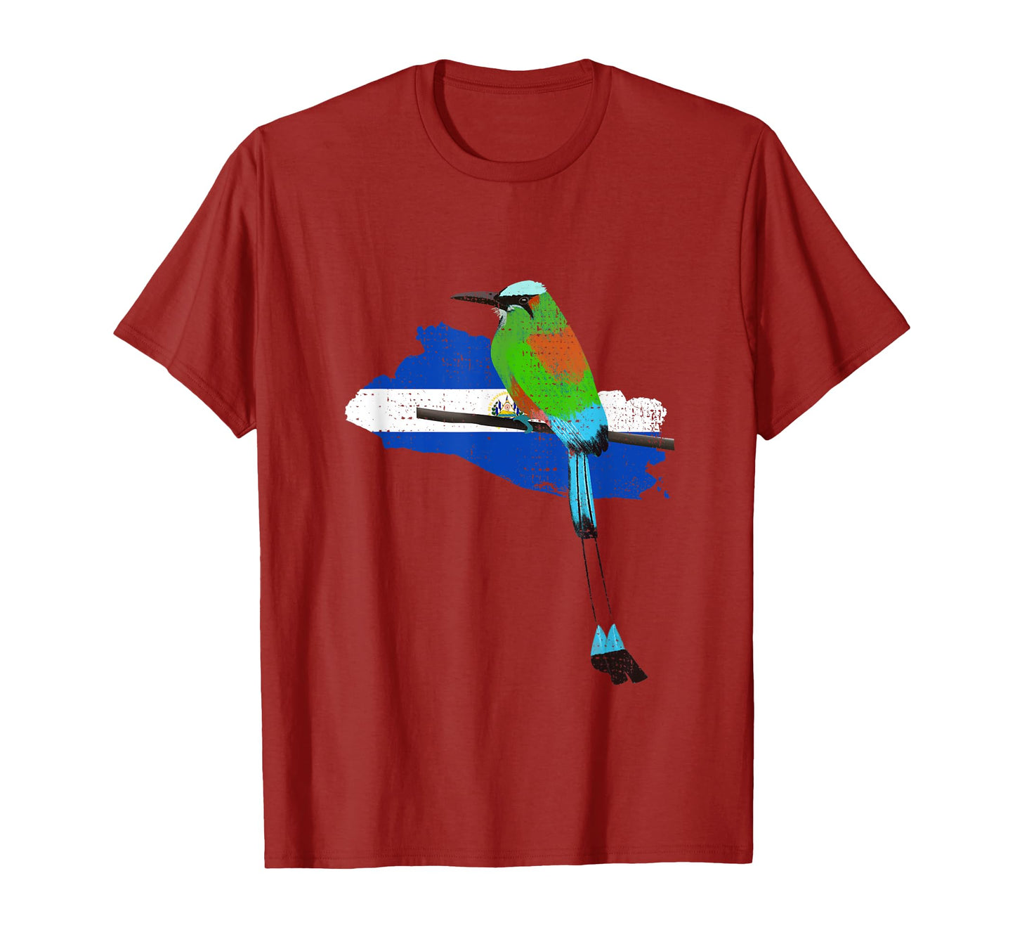 El Salvador Salvadoran Coat Salvadorian Gifts Torogoz Bird T-Shirt