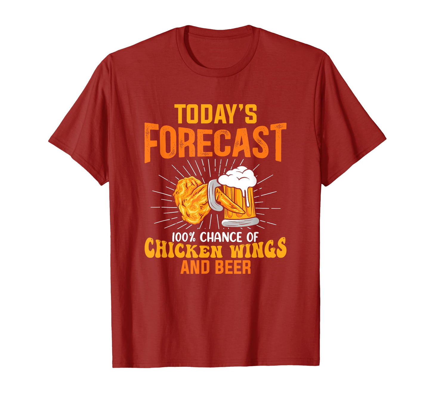 Chicken Wings Quote Fast Food Funny Fried Chicken Wings T-Shirt