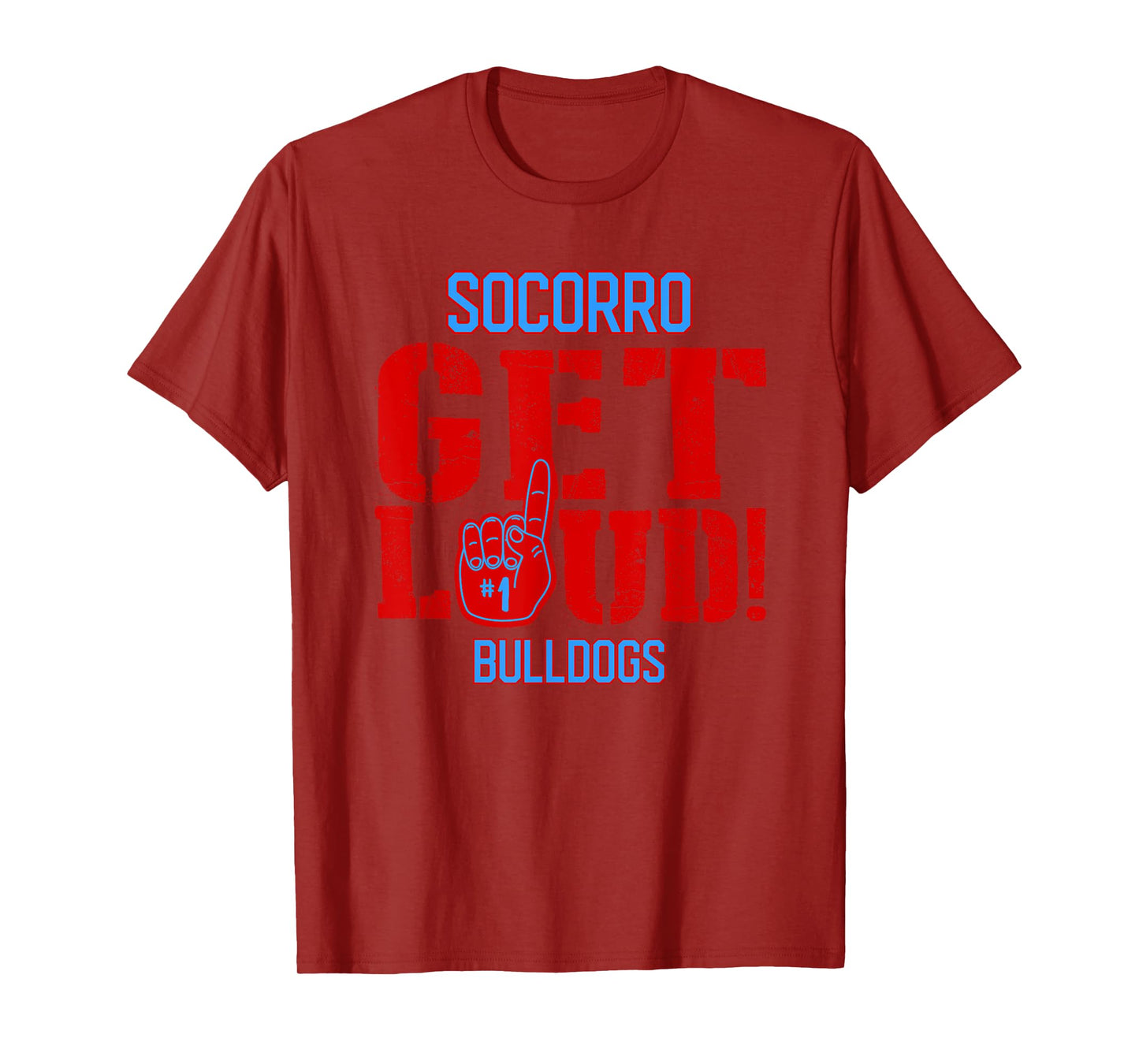 Socorro High School GET LOUD Bulldogs T-Shirt