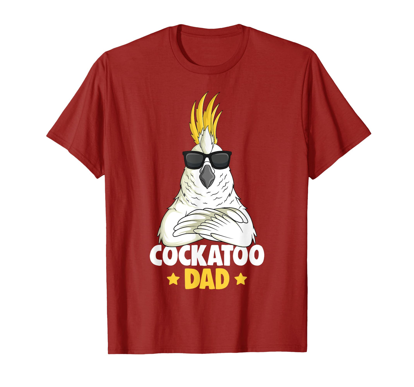 Cockatoo Dad Parrot Bird T-Shirt