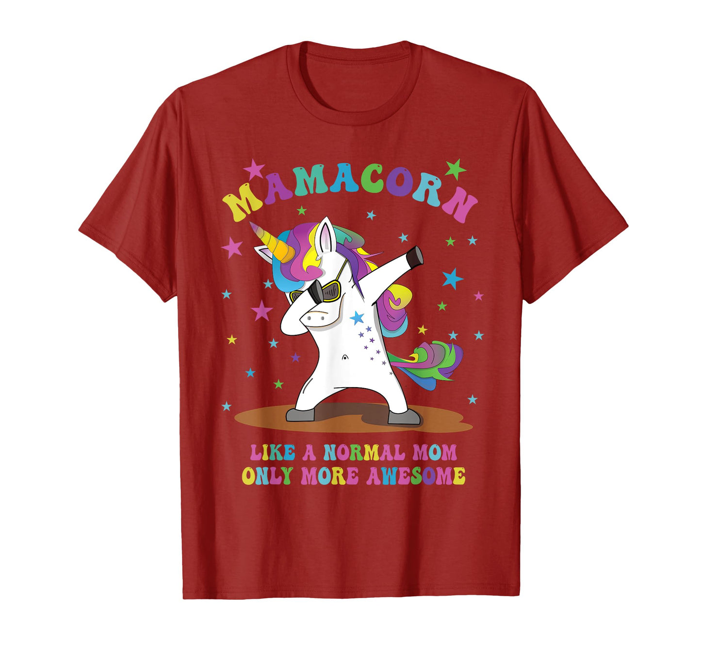 Funny Mamacorn Dabbing Unicorn Mother´s Day Mother Mom T-Shirt