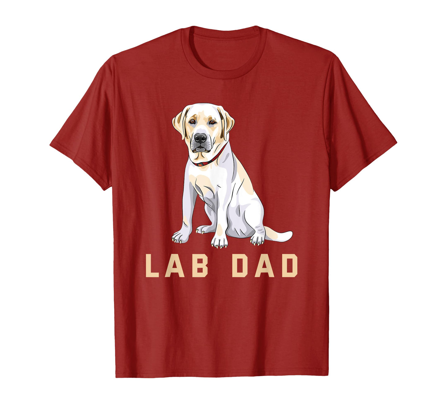Lab Dad Yellow Labrador Retriever Shirt For Men T-Shirt