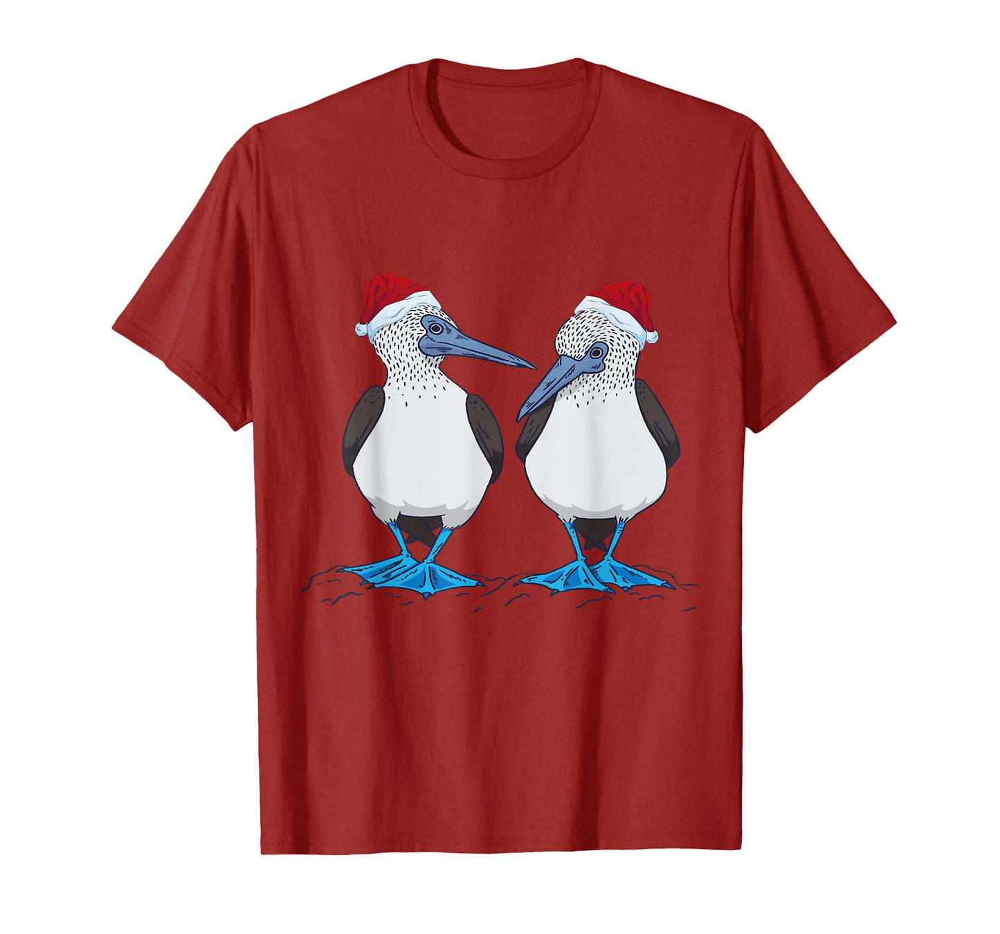 Christmas Blue Footed Booby Blue Bird Blue Foot Booby X-mas T-Shirt