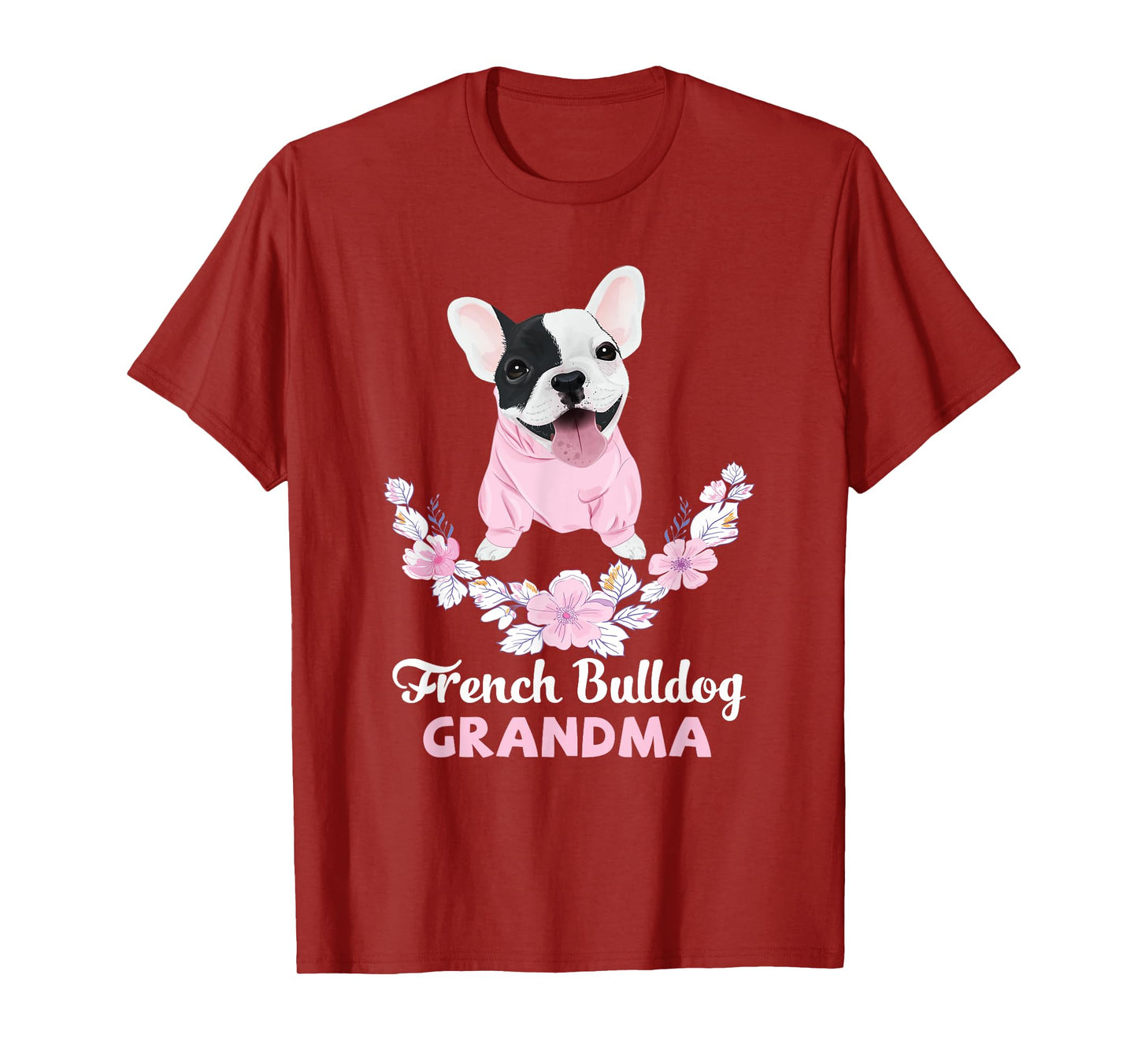 French Bulldog Grandma Frenchie Grandma T-Shirt for Men Women Girls Kids