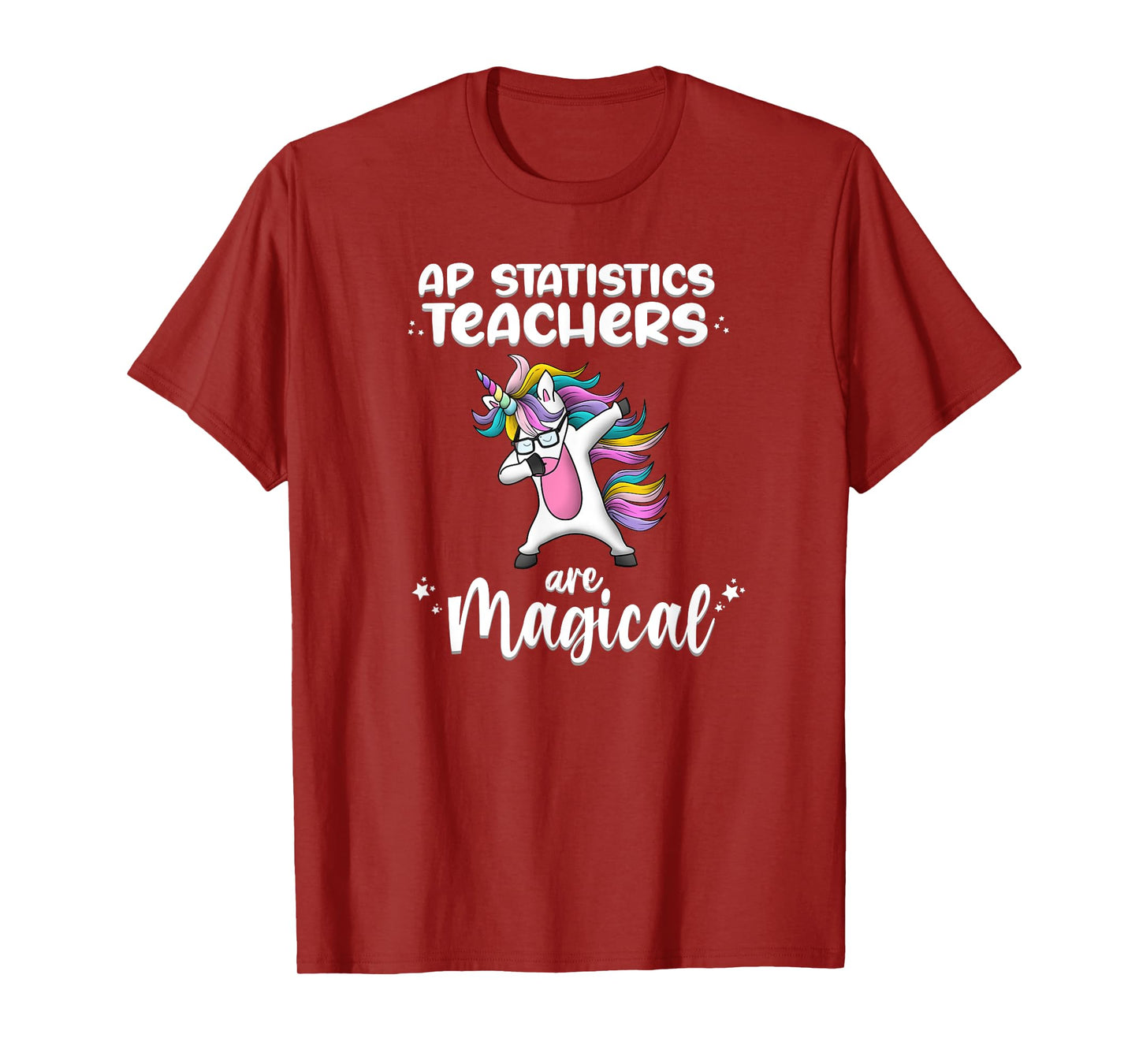 Unicorn Girl AP Statistic Teacher Gift Love Awesome Funny T-Shirt