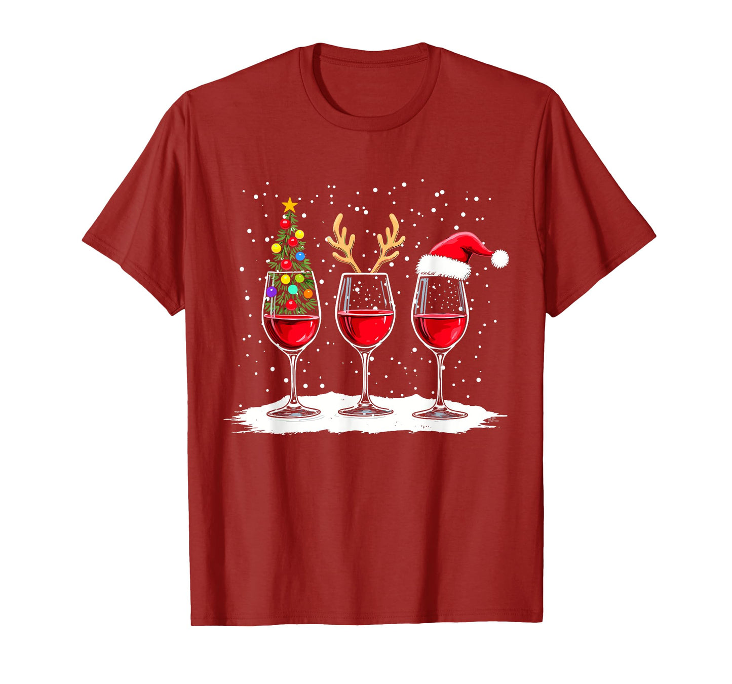 Funny Xmas Outfit Adult Couples Christmas Pajamas T-Shirt