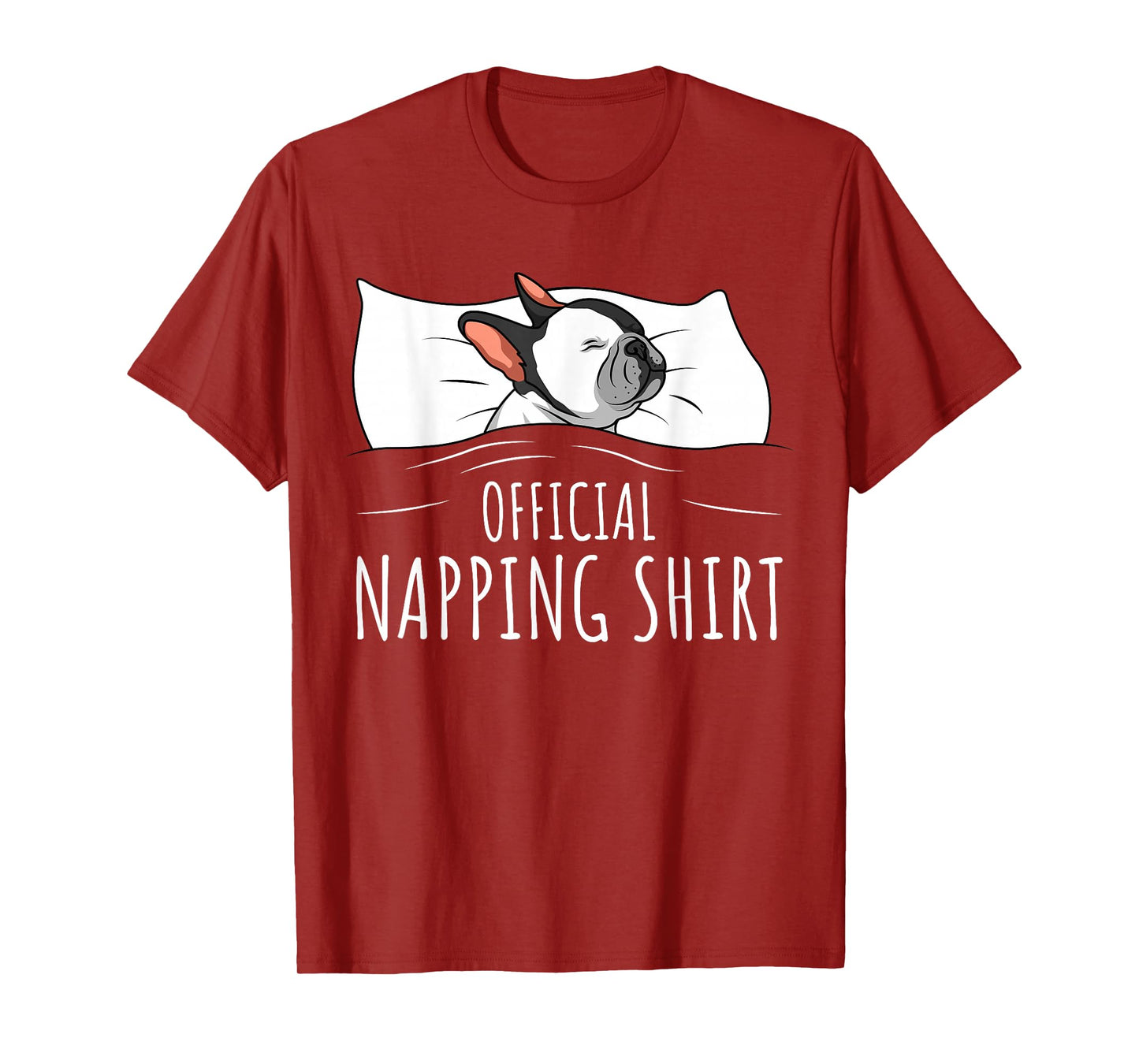 Sleeping French Bulldog Pyjamas Official Napping T-Shirt for Men Women Girls Kids