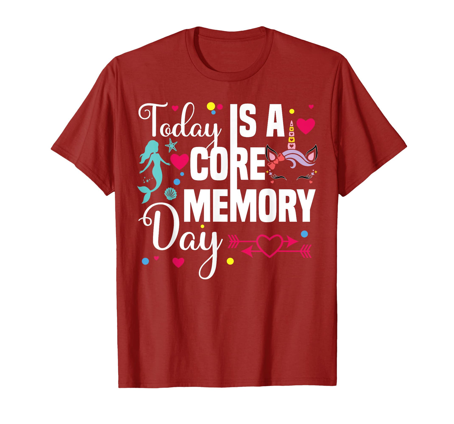 Today Is A Core Memory Day kids girls Emotions Out T-Shirt