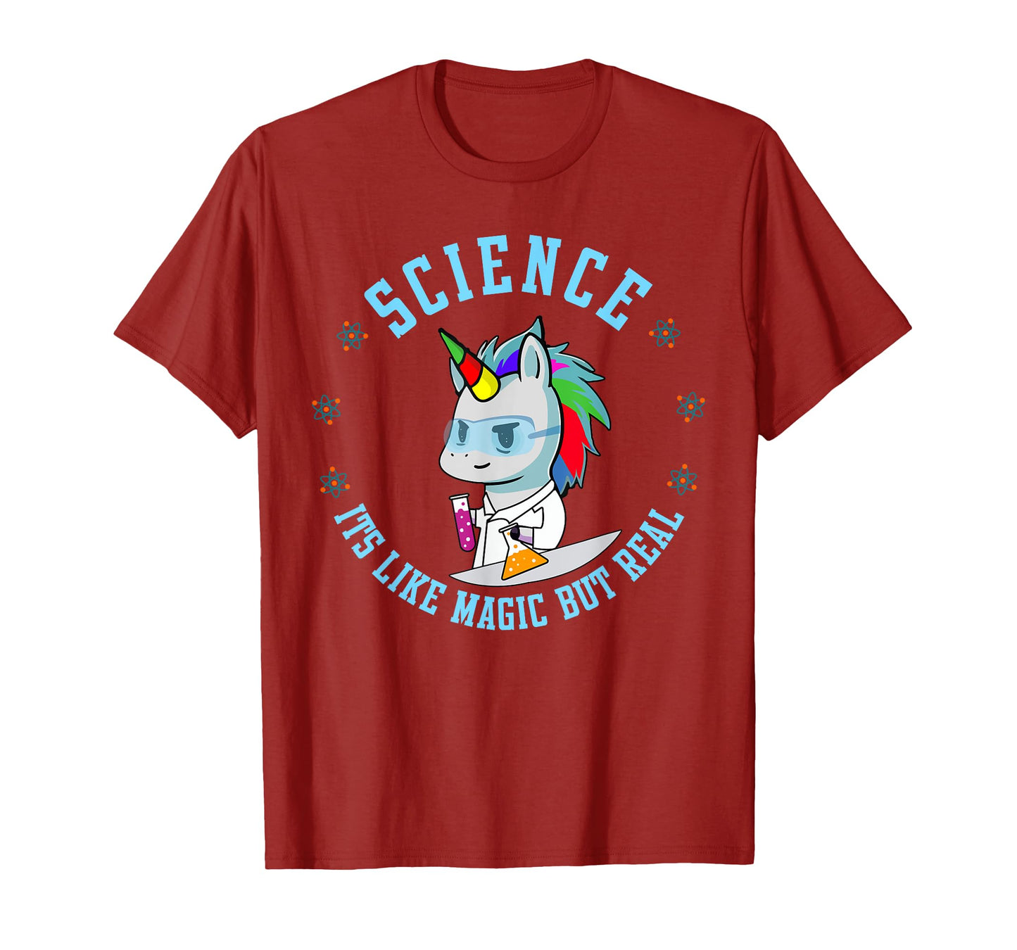 Unicorn Scientist Funny Science Is Like Magic But Real T-Shirt
