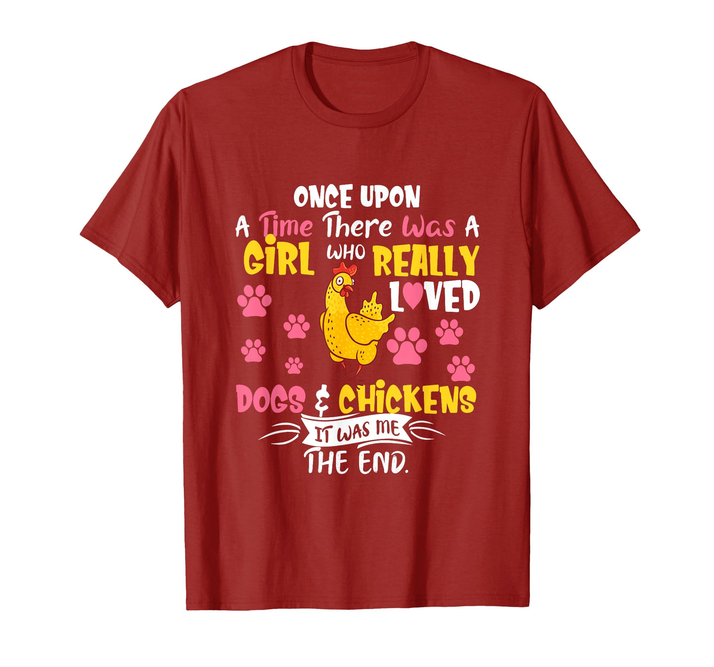 Funny Chicken Dog Lover for Women Girls Farmer T-Shirt