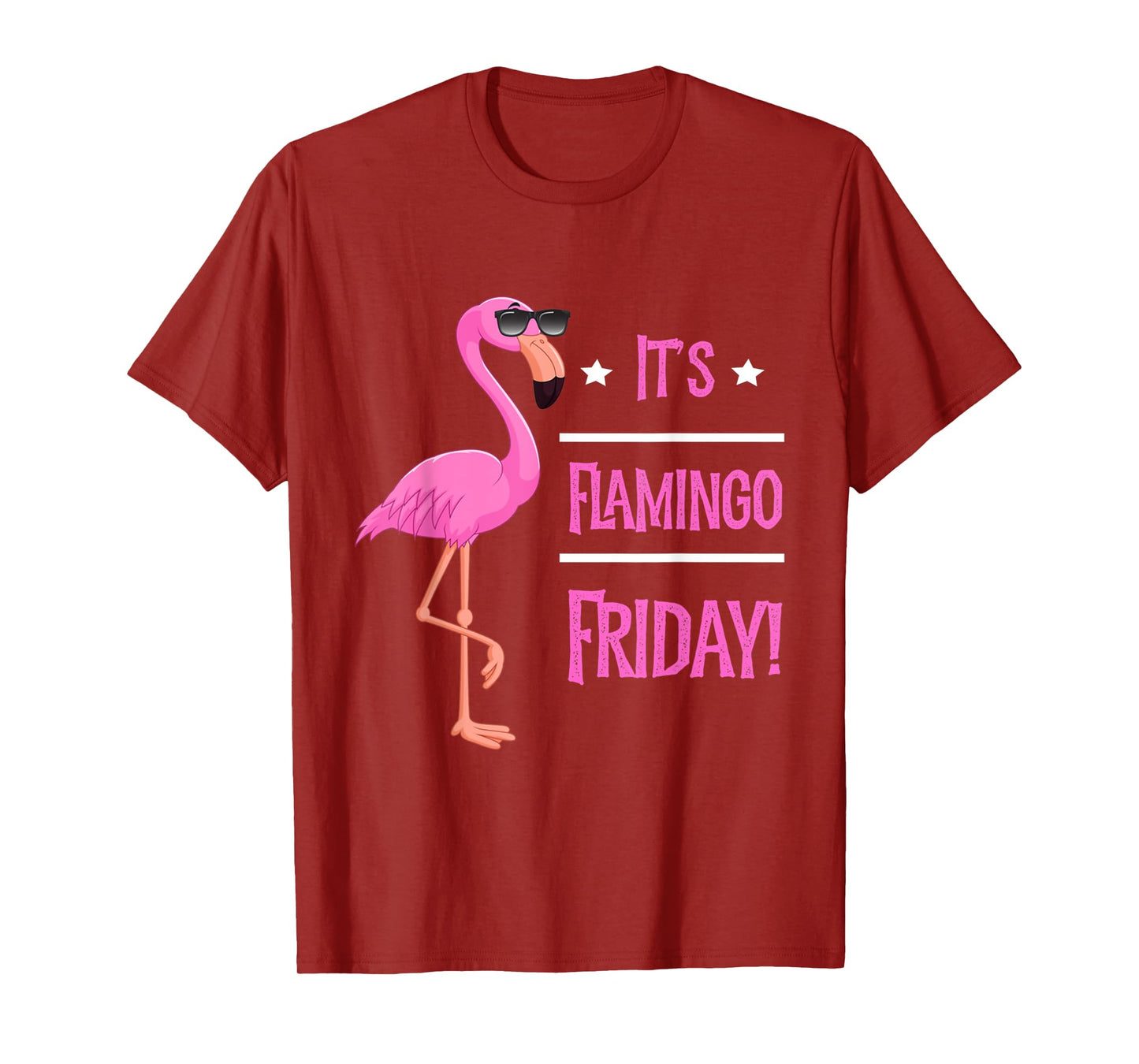 Flamingo It’s Flamingo Friday Birds Wearing Glasses T-Shirt