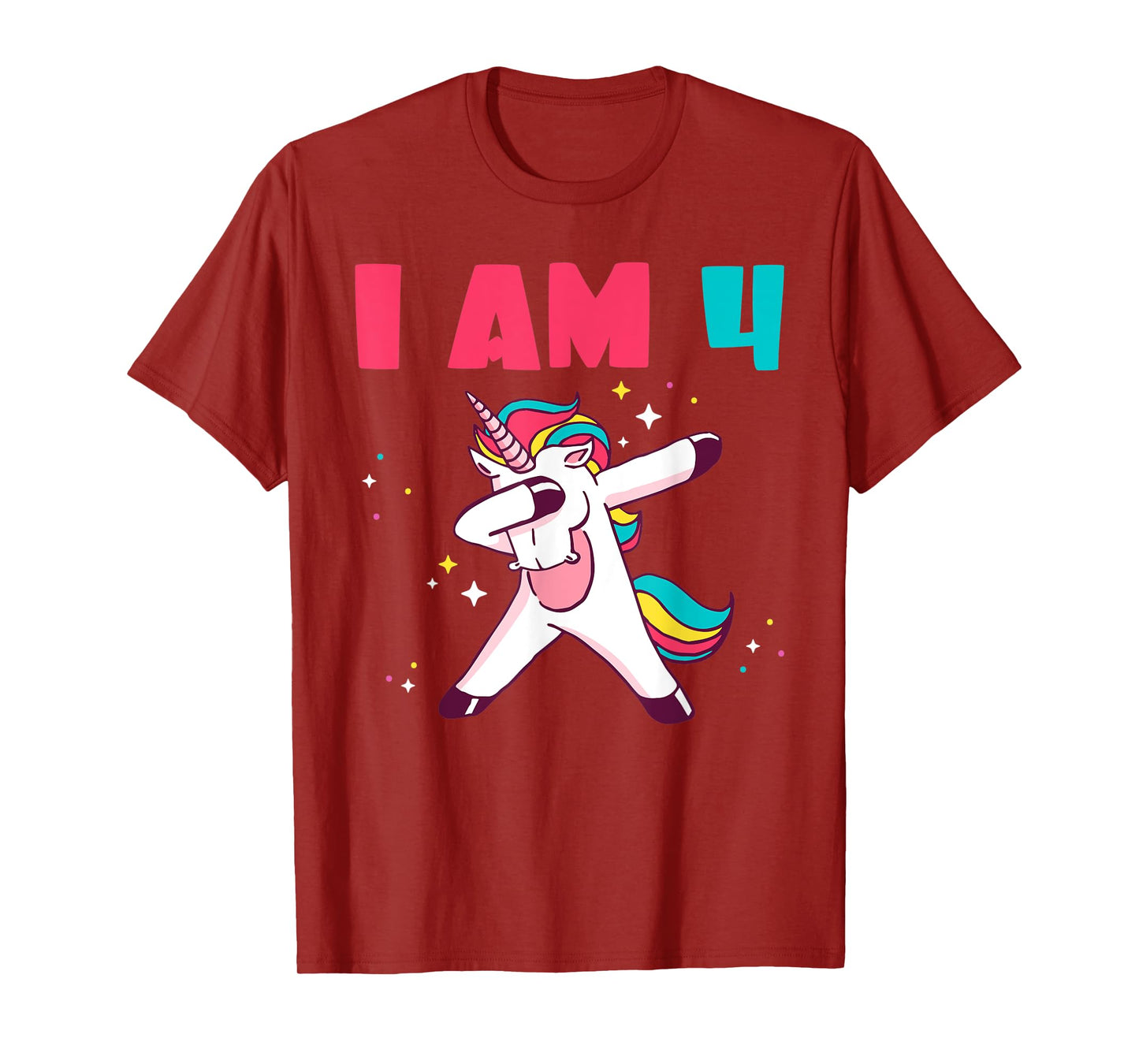 I am 4 Years Magical Unicorn T-Shirt