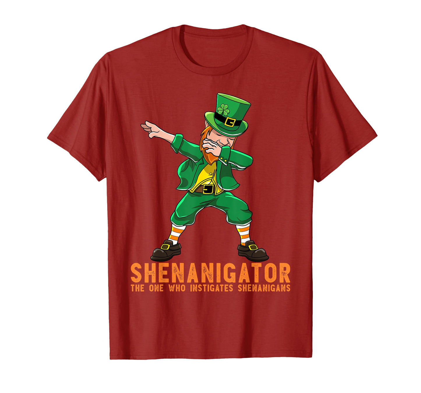 Shenanigator Dabbing Leprechaun Shenanigans St Patricks Day T-Shirt