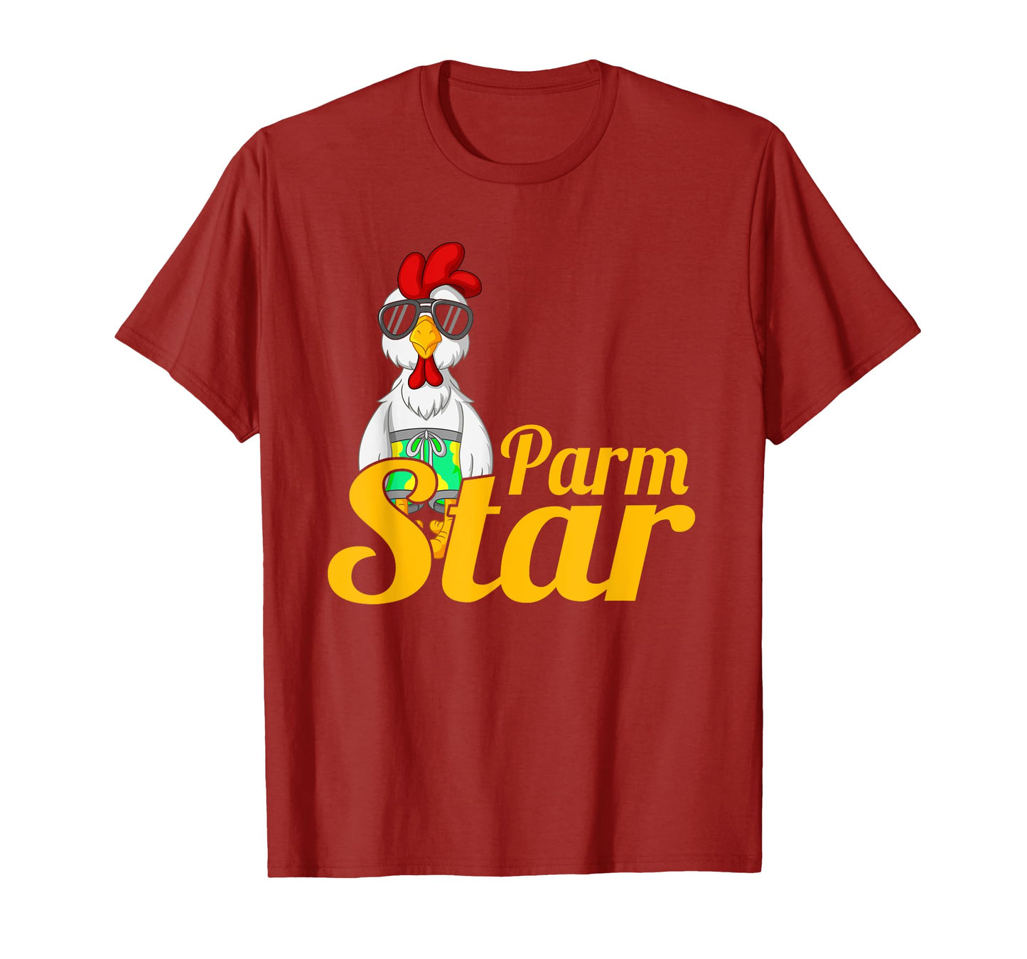 Parmstar funny chicken parm Parmigiana T-Shirt
