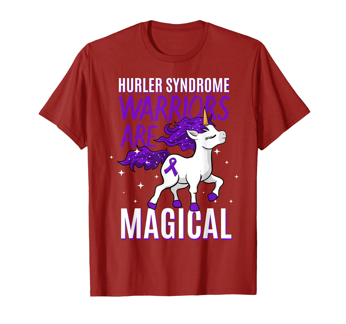 Hurler Syndrome Warrior Awareness Unicorn MPS-IH Patient T-Shirt