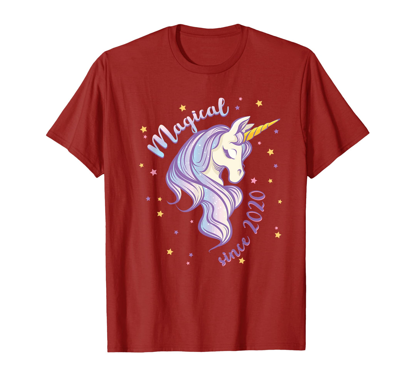 Unicorn Magical Since 2020 2nd Birthday T-Shirt