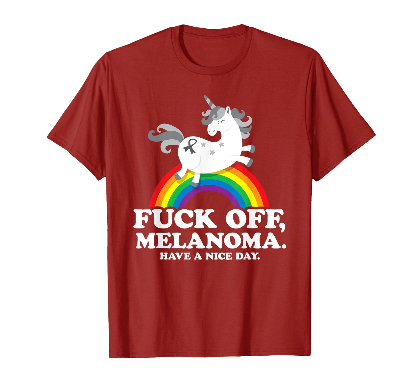Melanoma Cancer Survivor Shirt | Fuck Melanoma T-Shirt