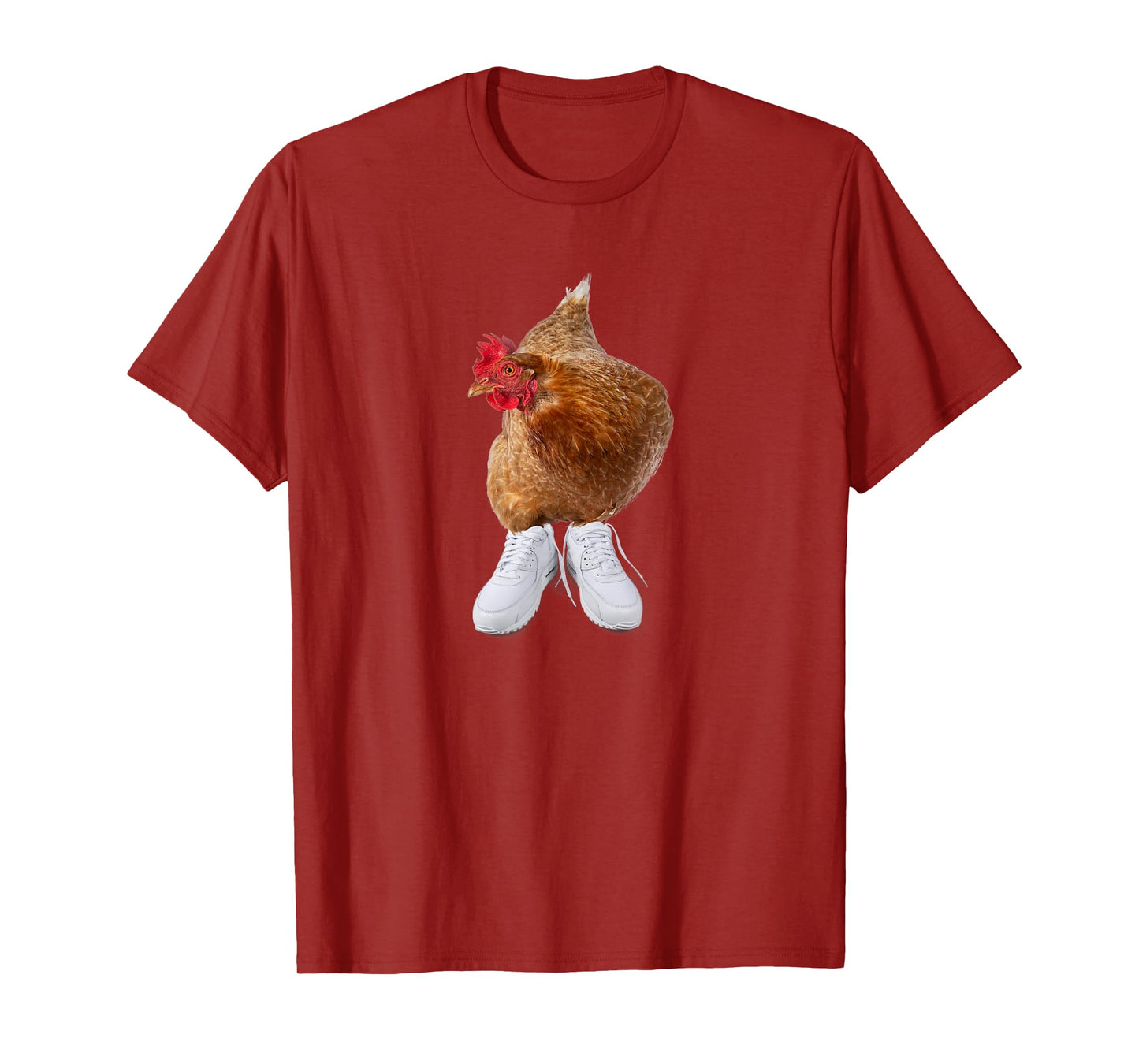 Chicken in Sneakers, Funny Meme Gag Design T-Shirt