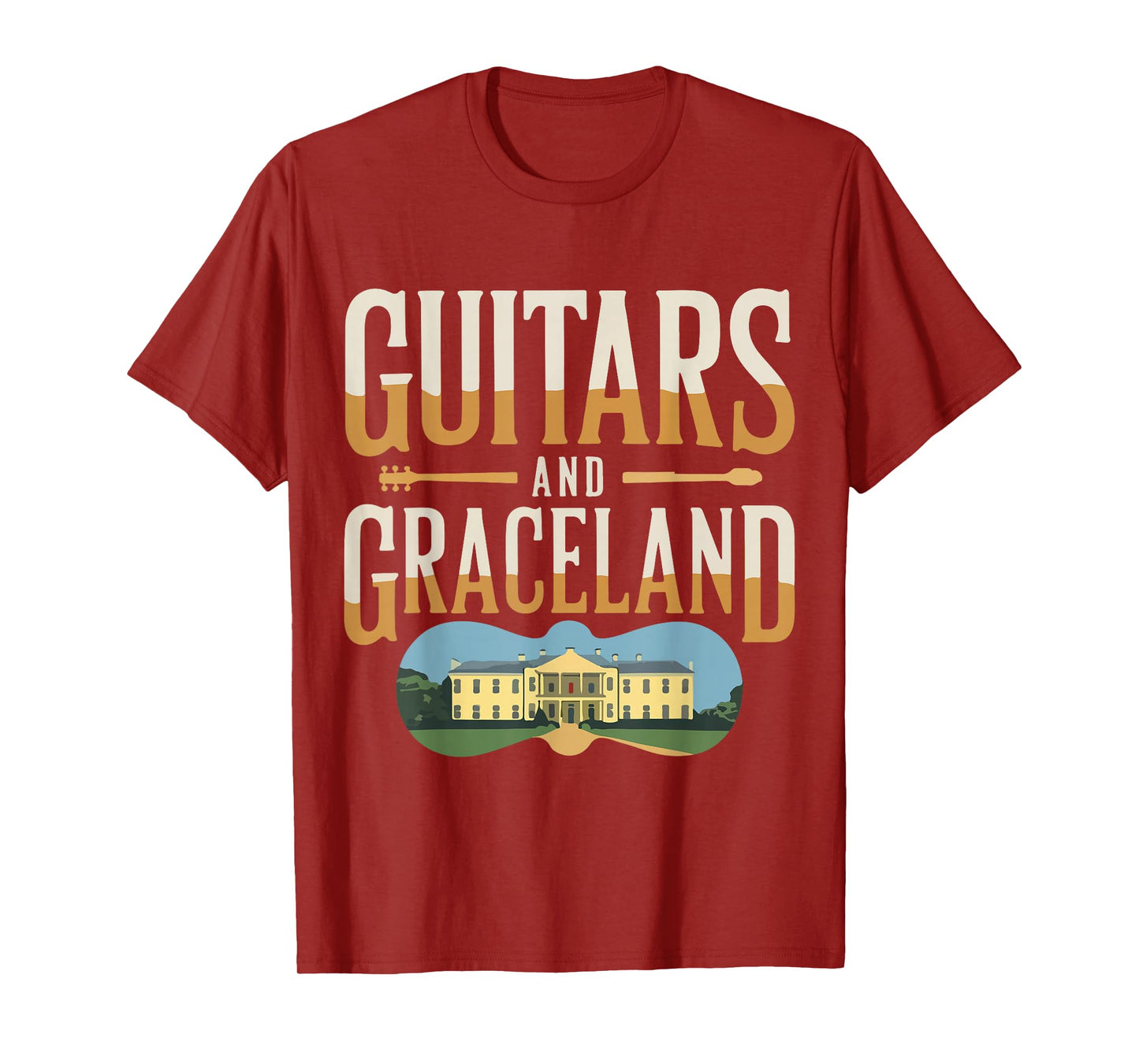 Memphis Guitar Graceland of Tennessee T-Shirt