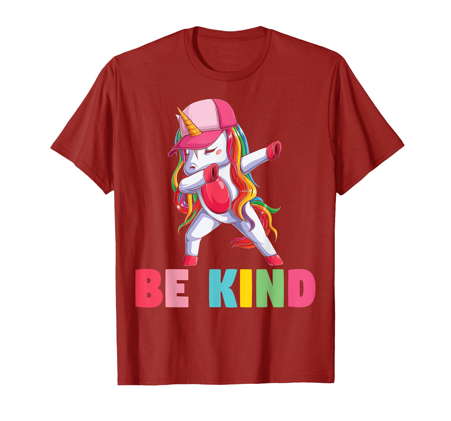 Girls Unicorn Kindness Be Kind Kids T-Shirt