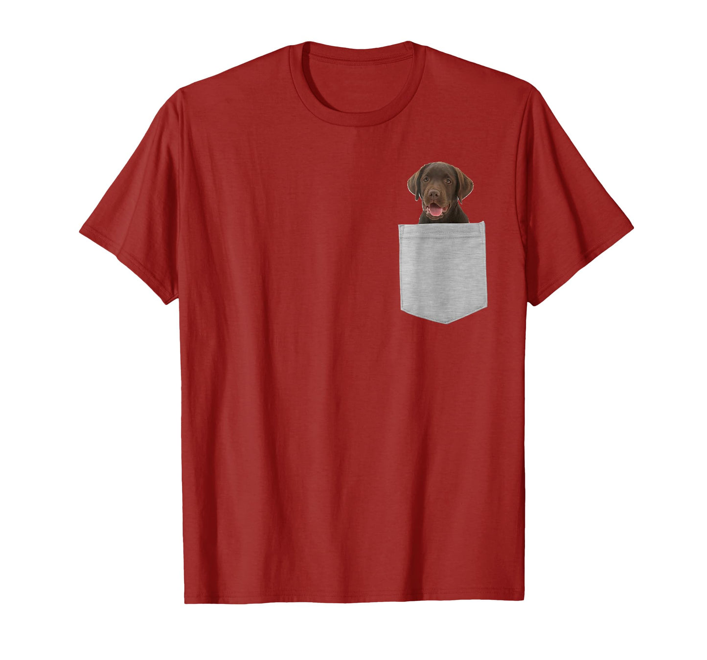 Dog in Your Pocket Chocolate Lab, Labrador T-Shirt
