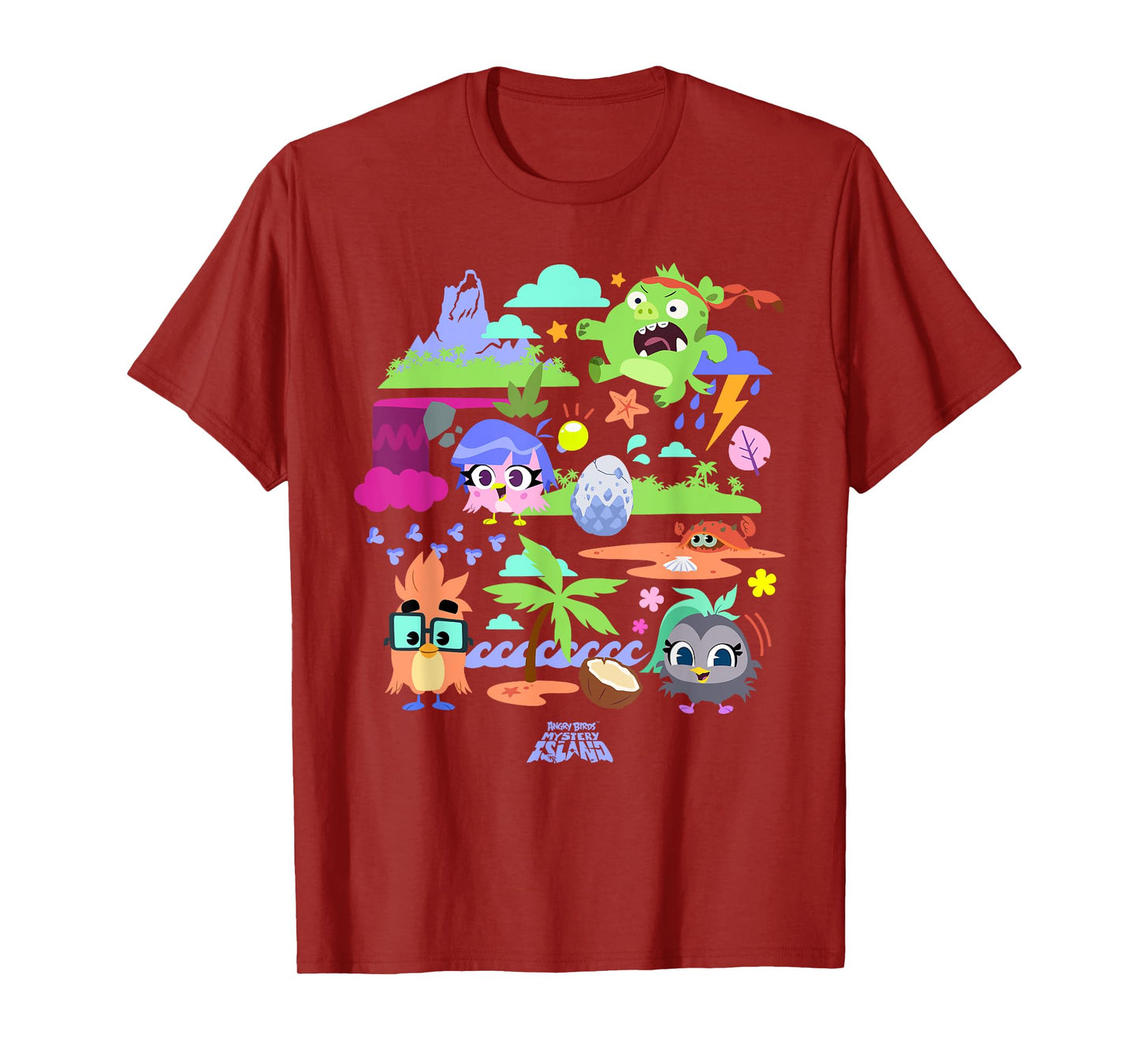 Angry Birds Mystery Island Storytime Official Merchandise T-Shirt