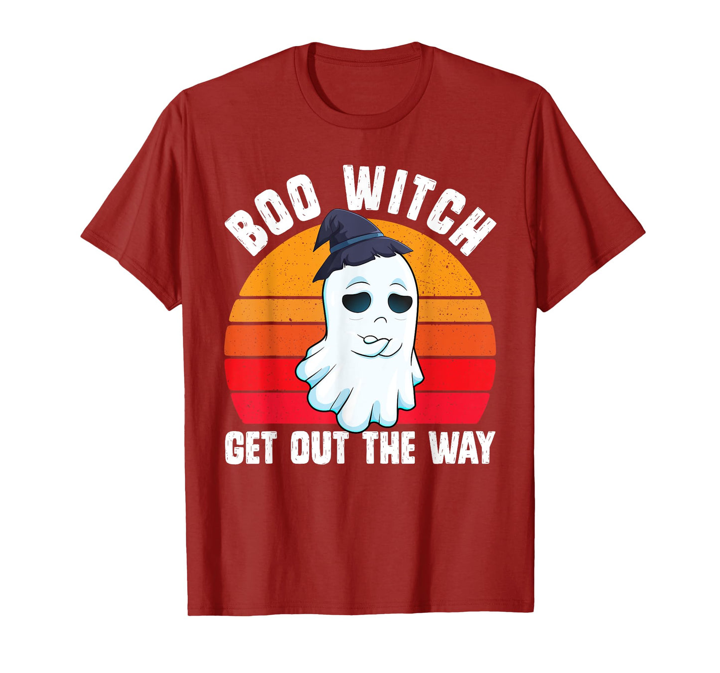 Boo Witch Get Out The Way Funny Halloween Costume Pun T-Shirt