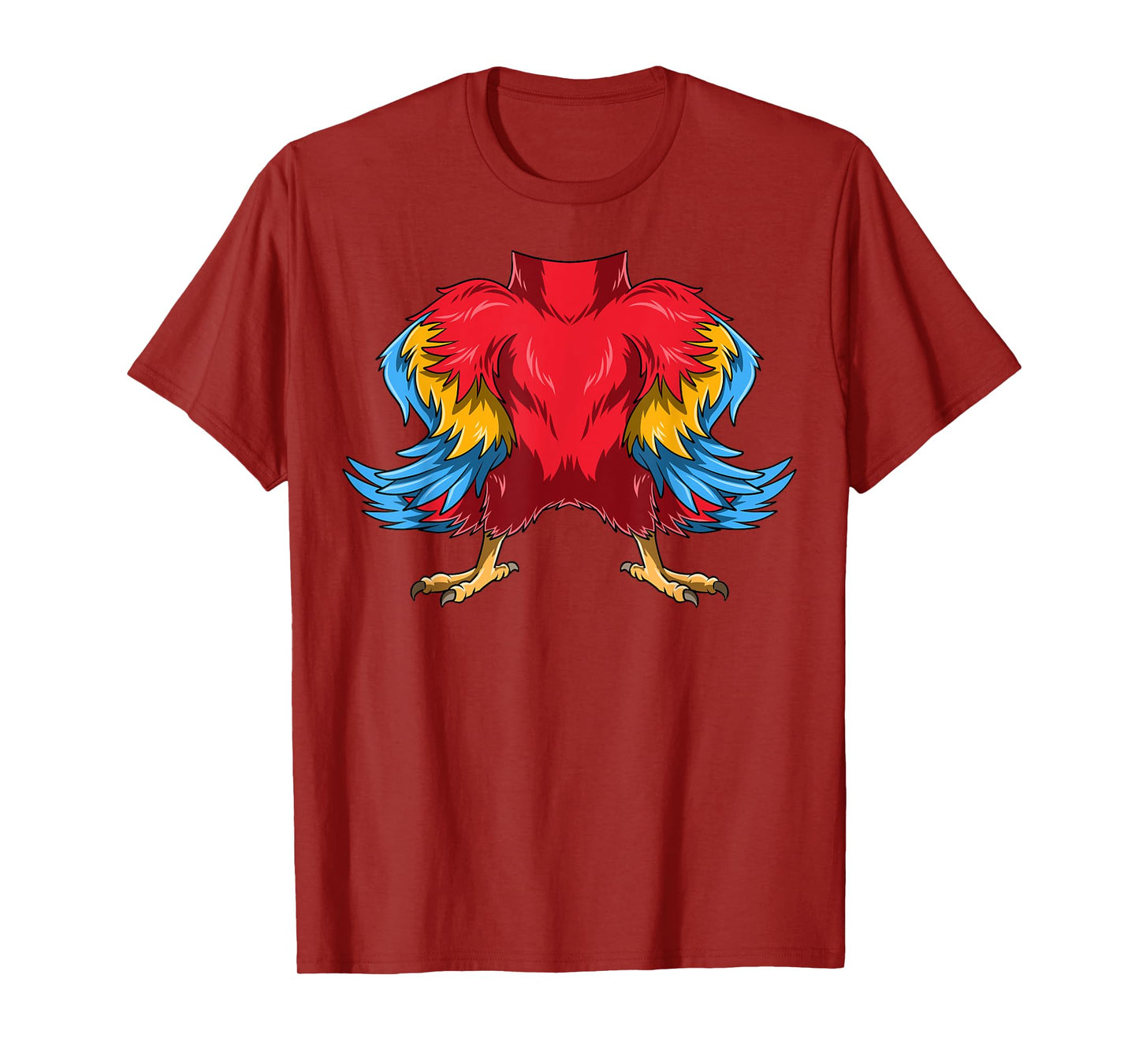 Easy Parrot Costume Parrot Body Headless Parrot Costume T-Shirt