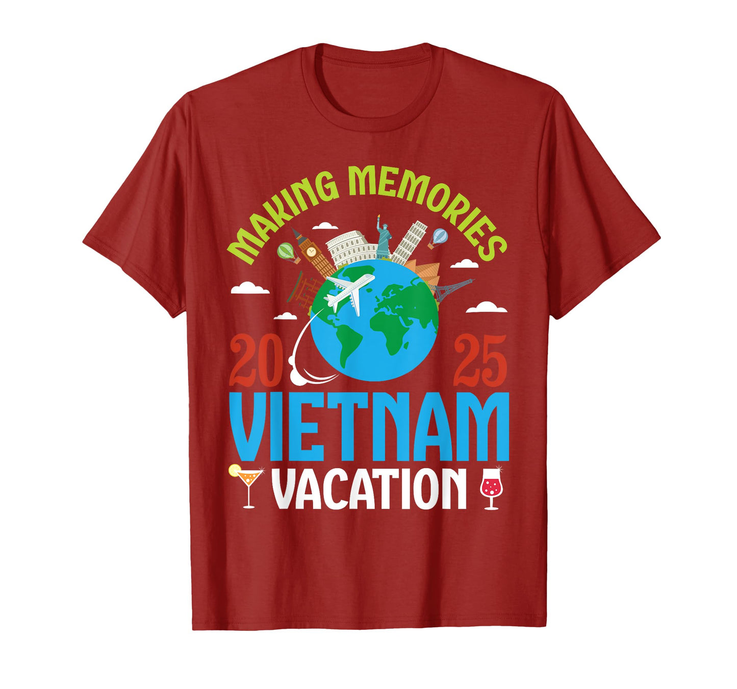 Making Memories Vietnam Vacation 2025 Travel Couple Family T-Shirt