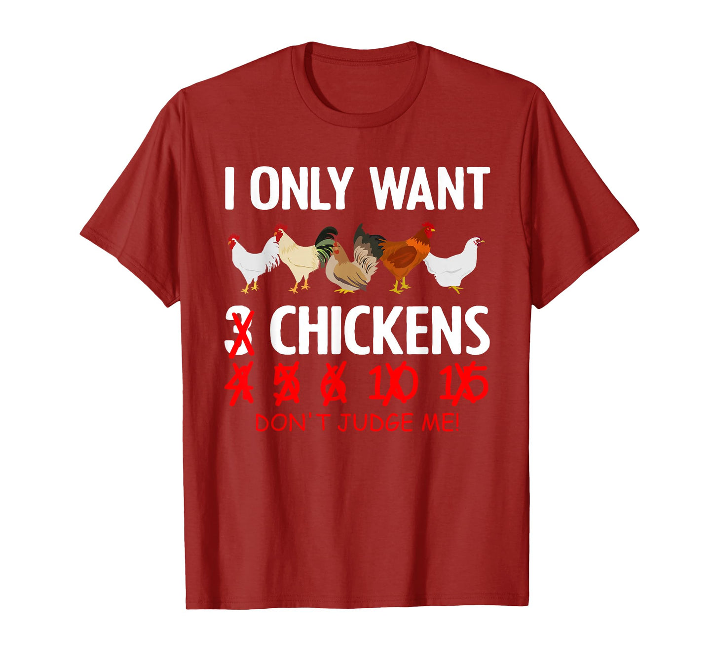 Funny Chicken Design For Men Women Poultry Chicken Lovers T-Shirt