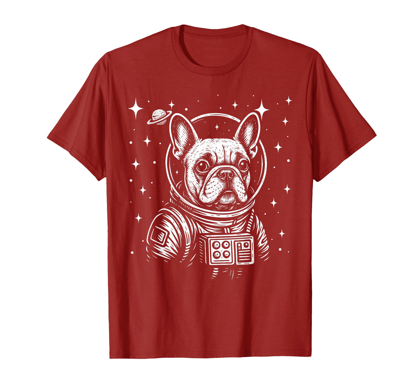 Astronaut French Bulldog Space Galaxy Dog Lovers T-Shirt