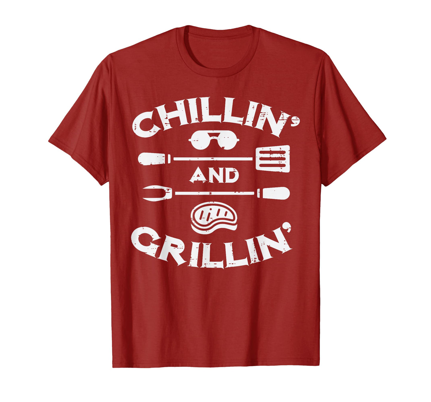 Bbq Chillin And Grillin Barbecue Pit Men Women Kids T-Shirt
