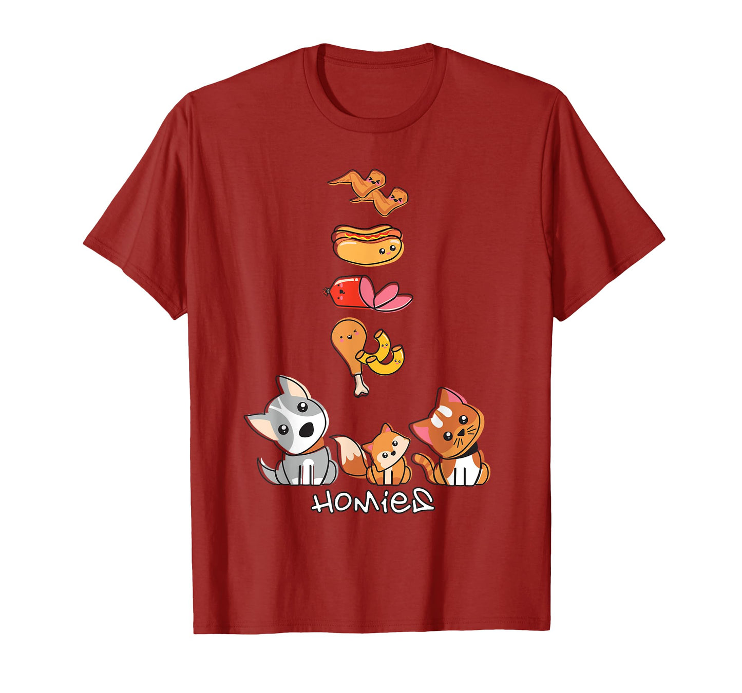 Chicken Wing, Chicken Wing, Hot Dog & Bologna T-Shirt for Men Women Girls Kids
