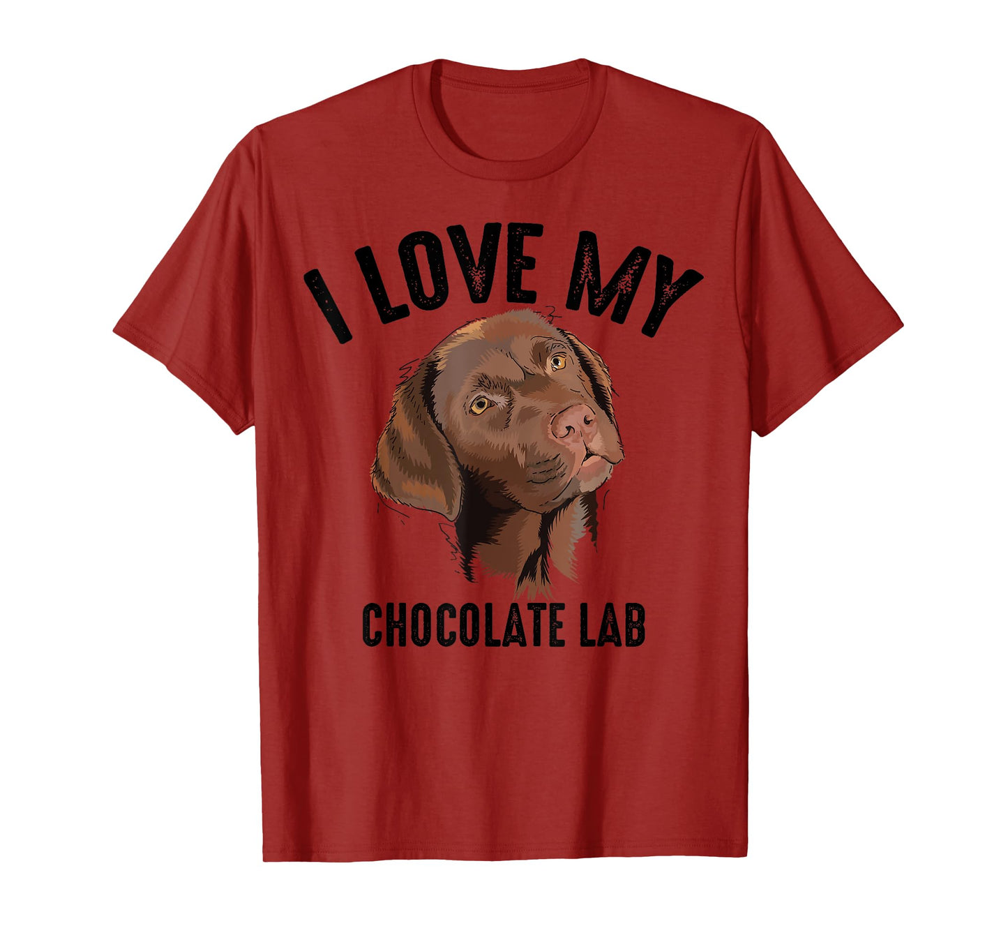Cool I Love My Chocolate Lab | Funny Brown Labrador Pet Gift T-Shirt