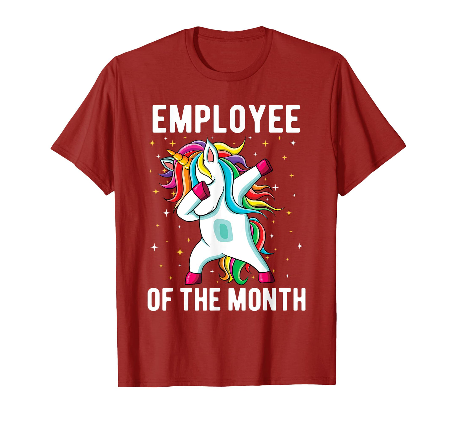 SOMMAS Unicorn Lover Employee Appreciation T-Shirt, Women's, Black, Small, Short Sleeve, Classic Fit, Cotton 60% Polyester 40%