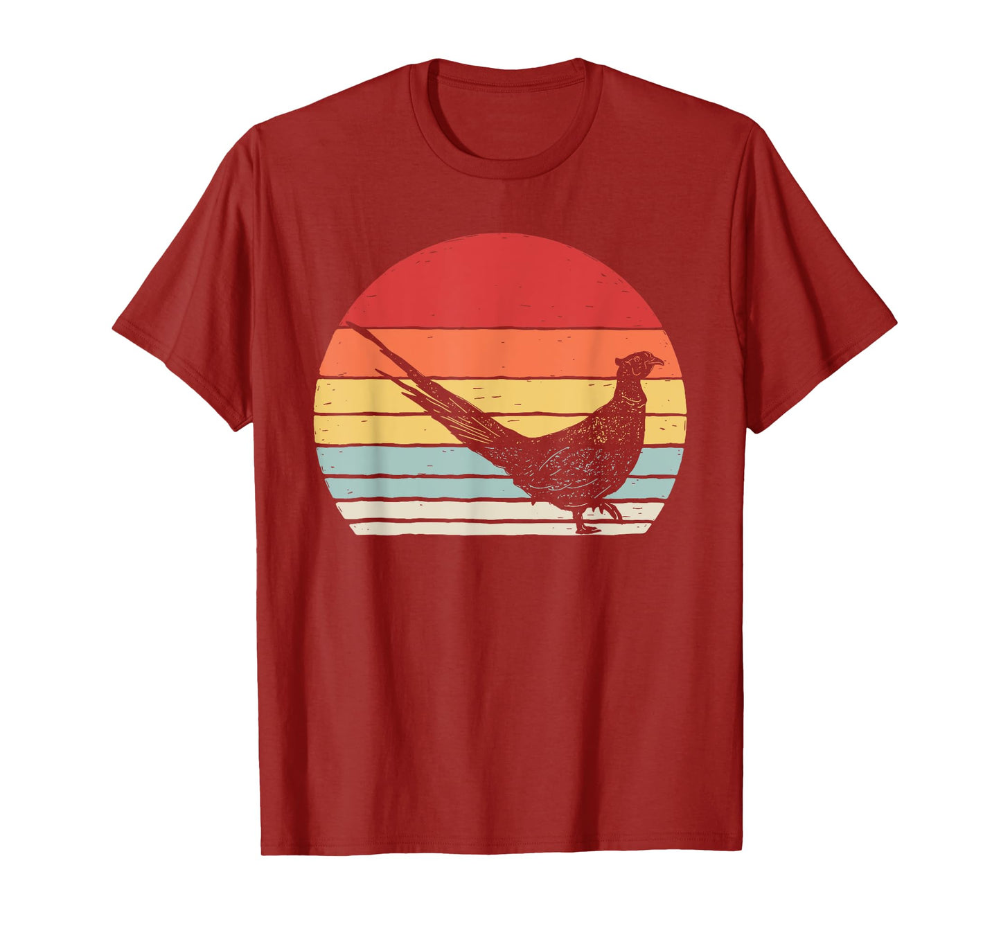 Vintage Retro Pheasant Bird T-Shirt