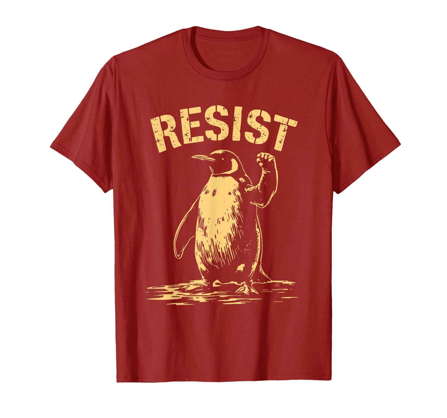 Funny Resist Penguin Activism Design Against Deportation T-Shirt