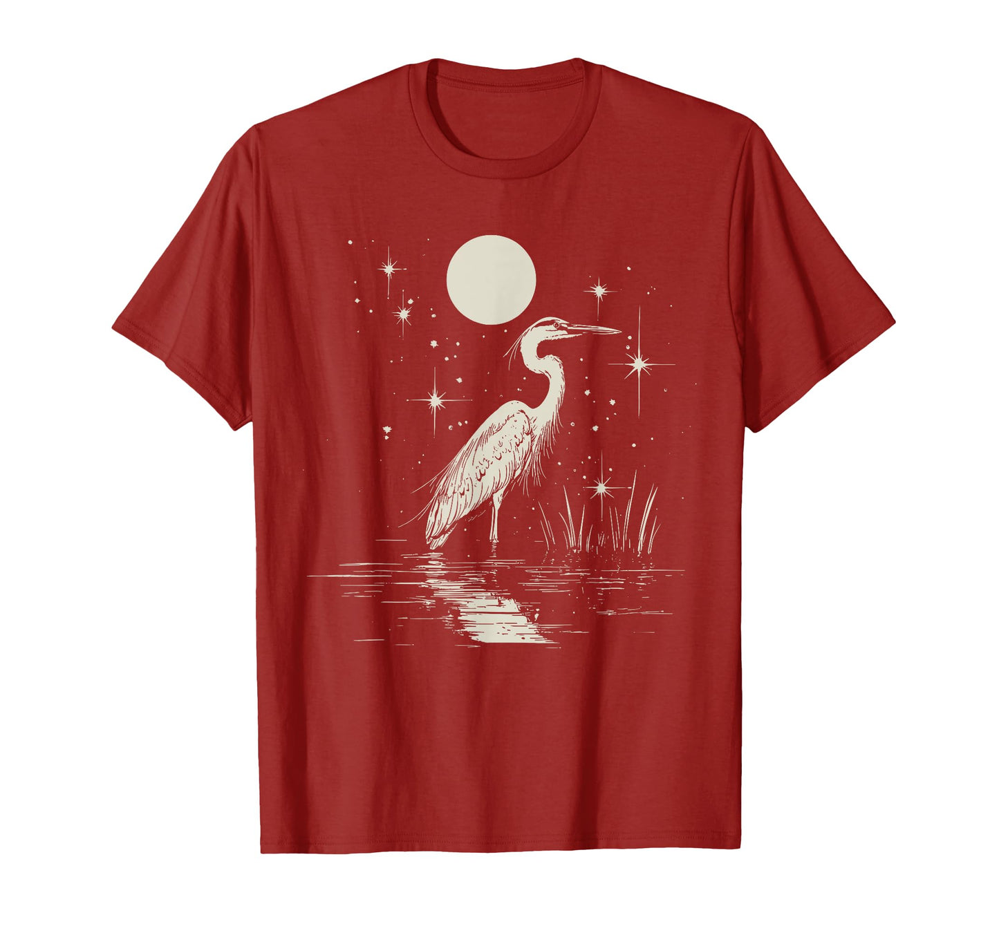 Blue Heron Vintage Graphic For Bird Lover T-Shirt