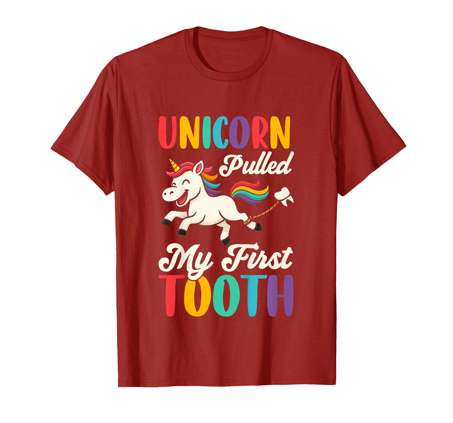 Kids Unicorn Lost my first tooth Funny first tooth loss T-Shirt