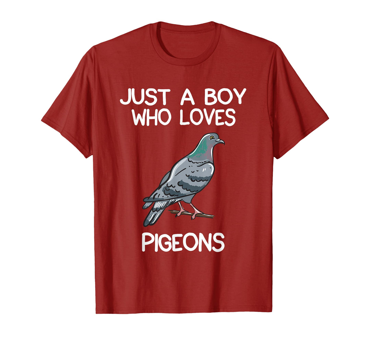 Just A Boy Who Loves Pigeons Owner Lover Gift Pigeon Love T-Shirt