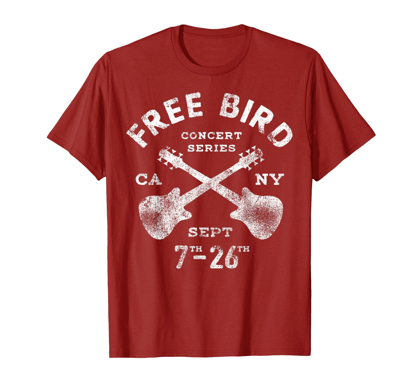 Free Bird Concert Series CA NY T-Shirt