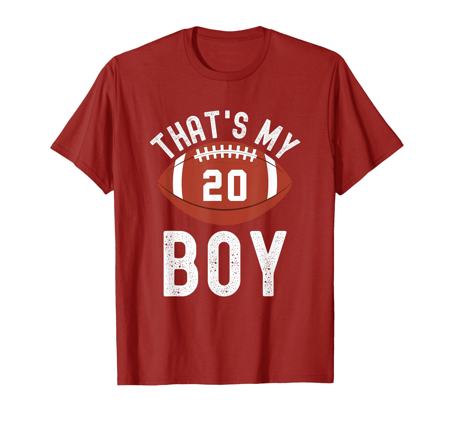That's My Boy Football Number #20 T-Shirt