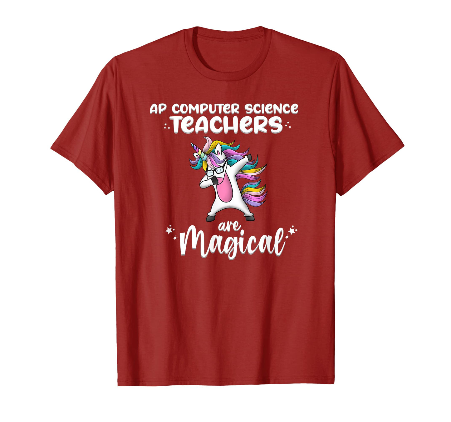 Unicorn Girl AP Computer Science Teacher Gift Awesome Funny T-Shirt