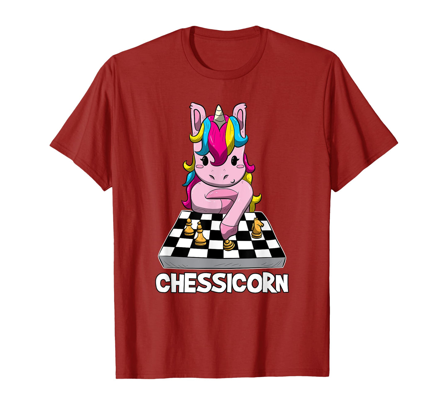 Chessicorn Funny Unicorn Plays Chess Gift T-Shirt