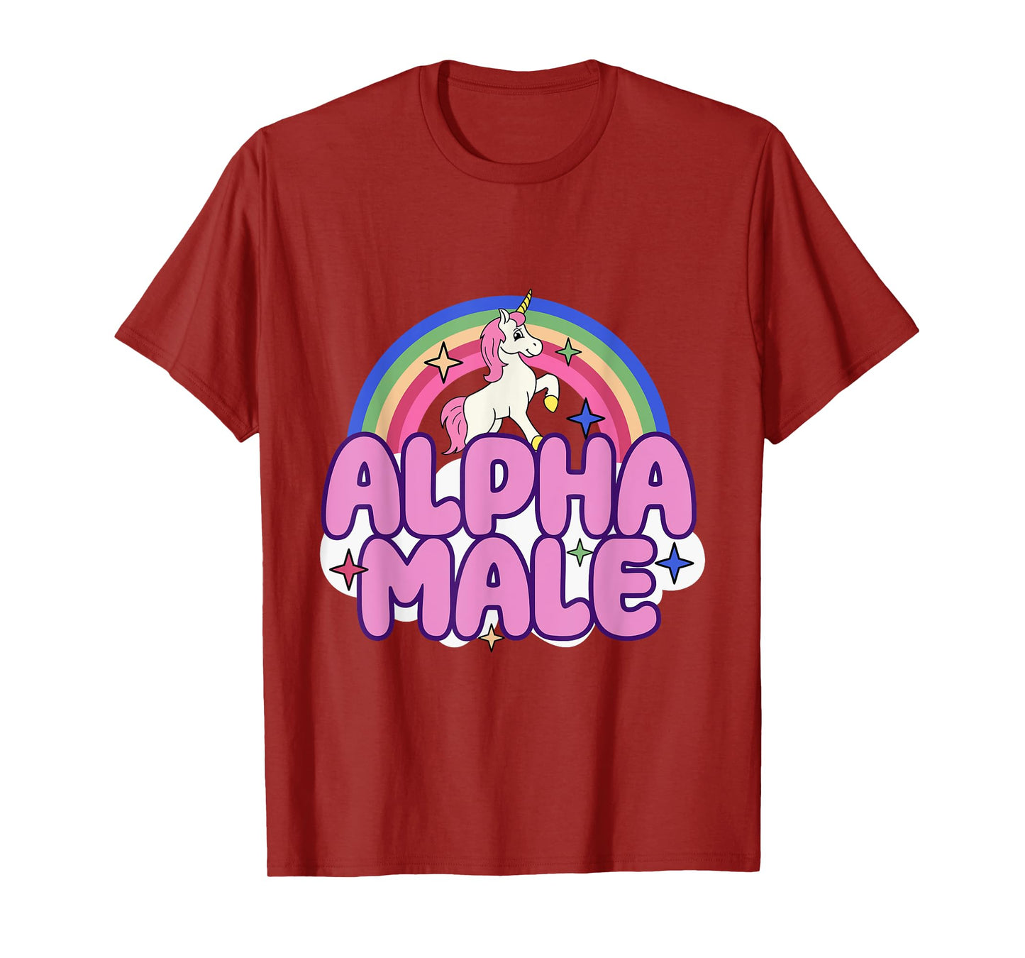 Alpha Male Unicorn Funny T-Shirt