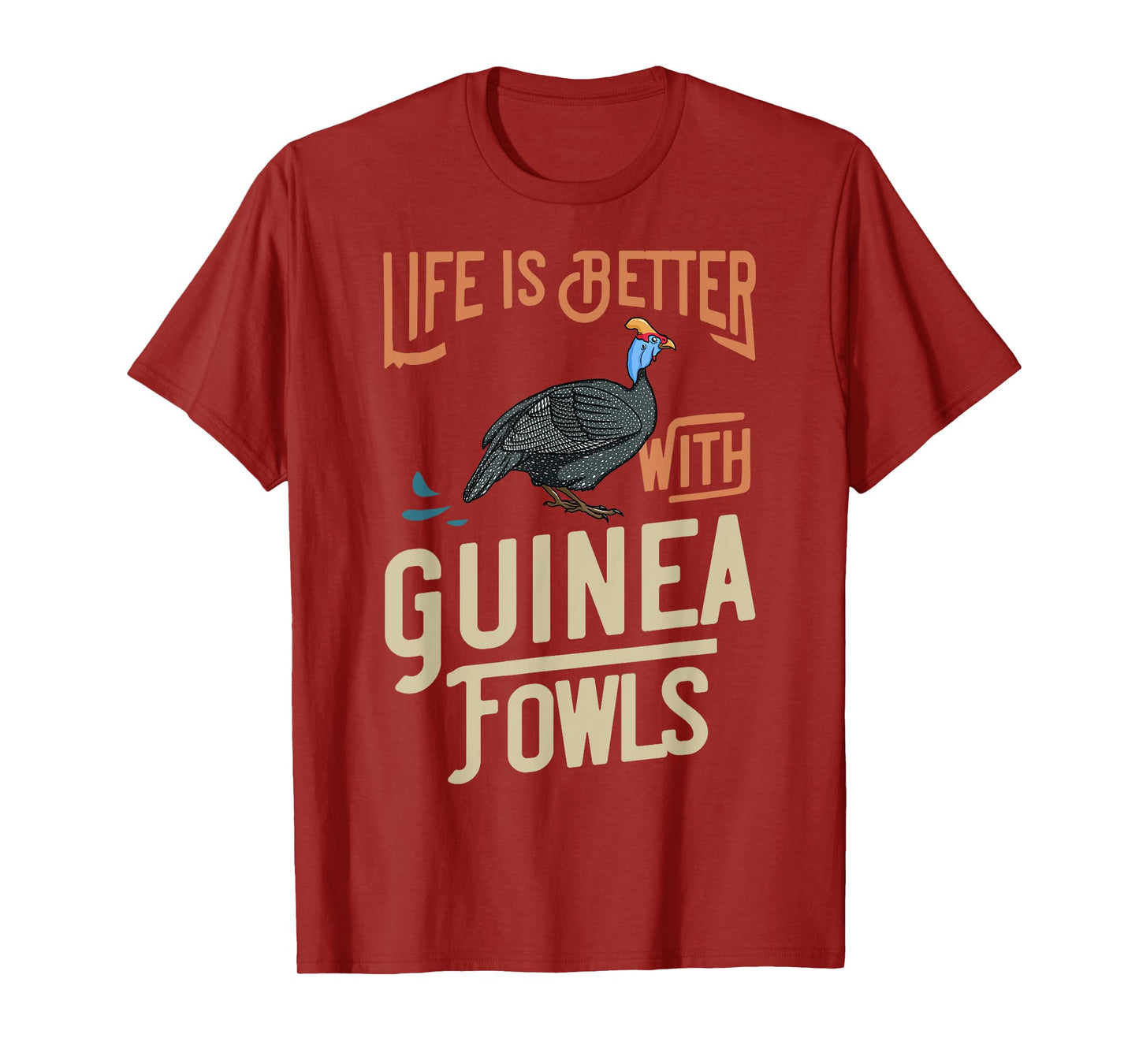 Guinea Fowl Gift Chicken Hen Farmer T-Shirt