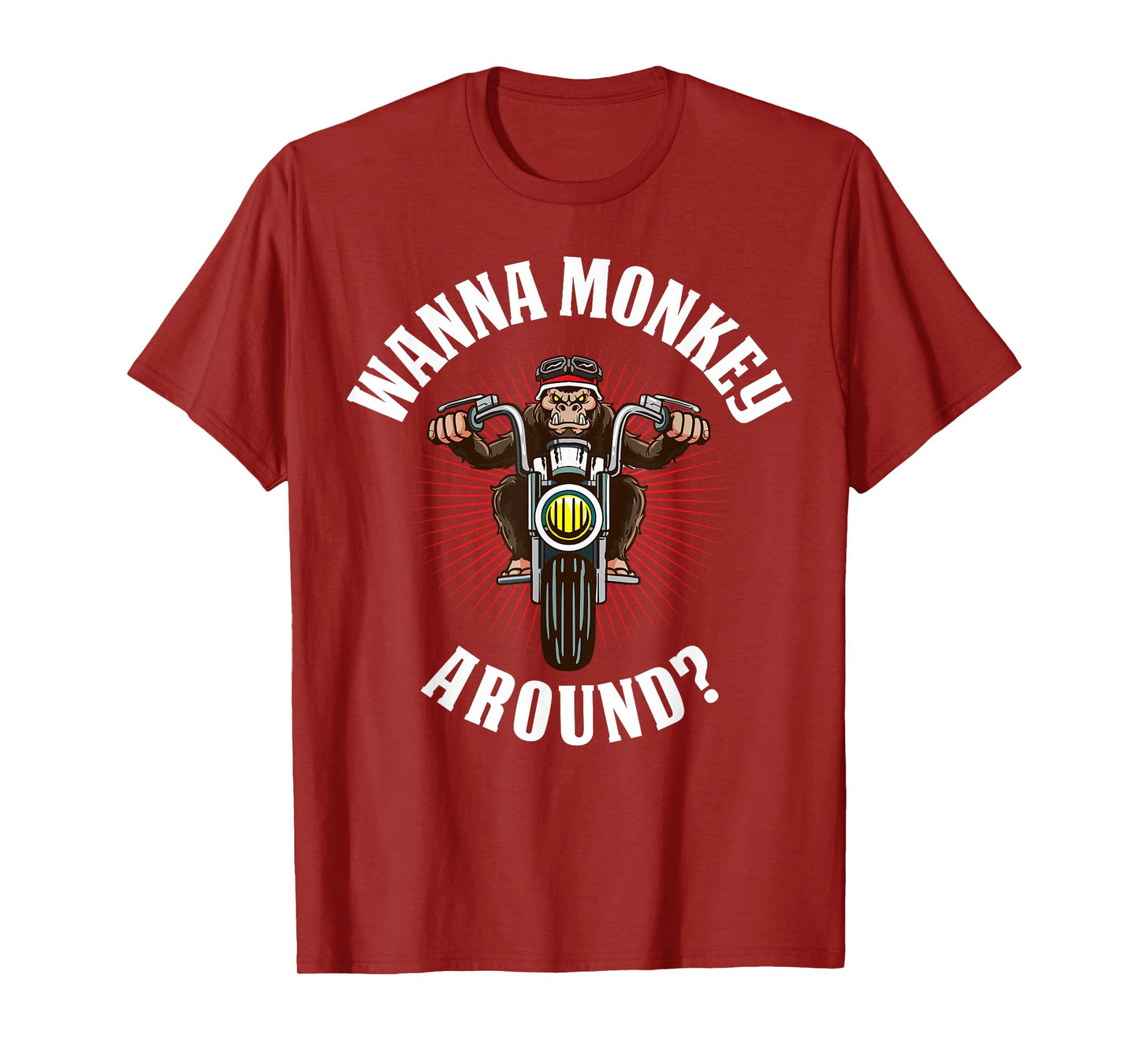 Monkey Motorcycle T-Shirt