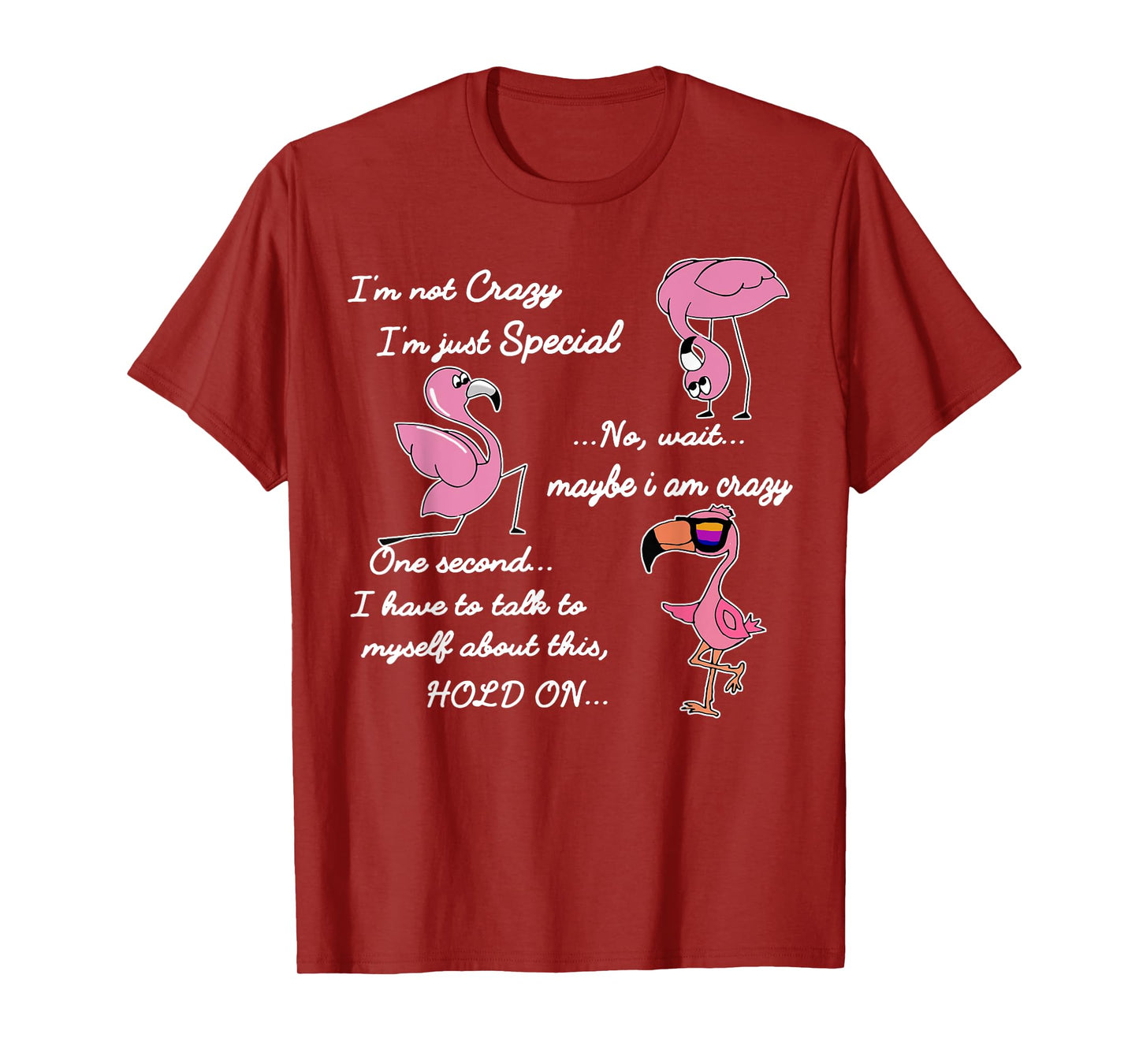 I'm Not Crazy I'm Just Special - Flamingo T-Shirt