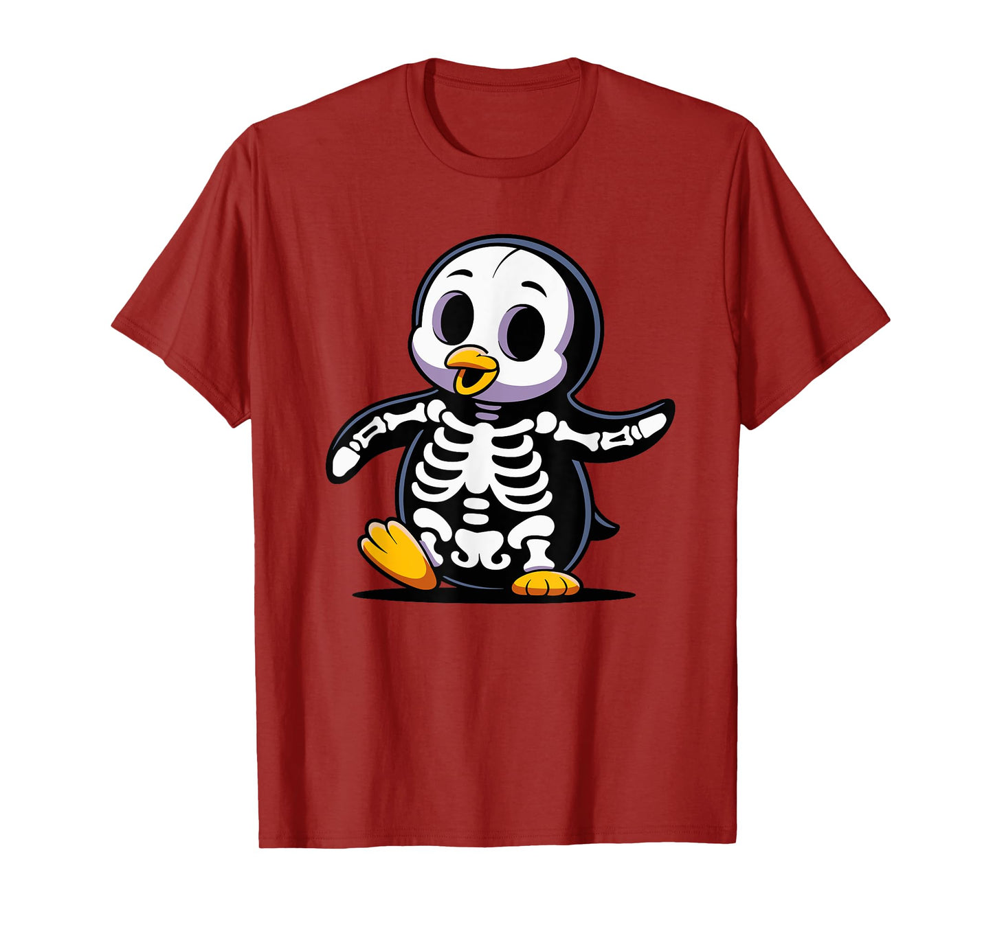 Halloween Penguin Skeleton Spooky Penguins T-Shirt