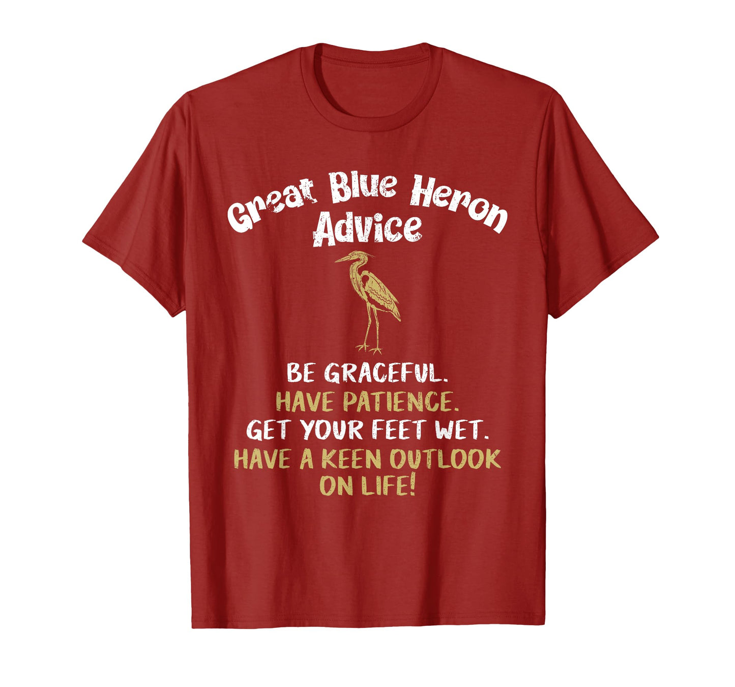 Blue Heron Bird T-Shirt